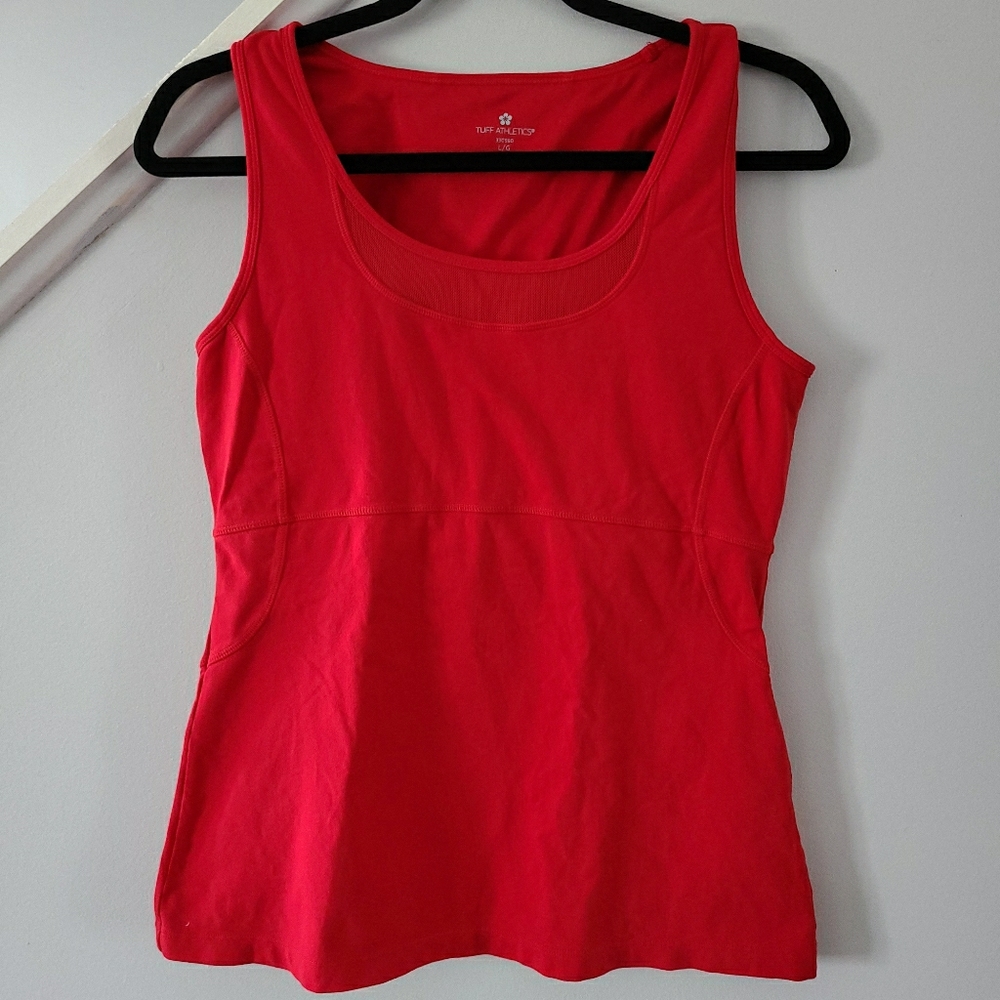Sleevless Red Workout/Athletic Top